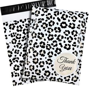 100 POLY MAILERS SHIPPING BAGS Leopard 🐆 Print